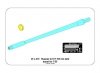 Aber 35L-218 Russian D-10T 100mm tank barrel for T-54/T-55 for TAKOM model (1:35)